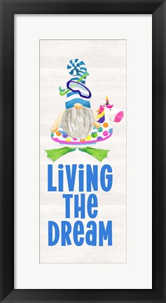 Framed Gnomes of Summer vertical I-Dream Print