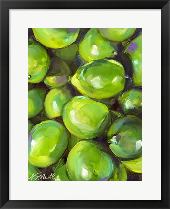 Framed Tropical Limes Print