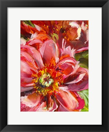 Framed Floral Close Up Print