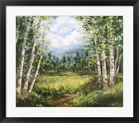 Framed Colorado Meadow landscape Print