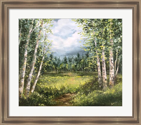 Framed Colorado Meadow landscape Print