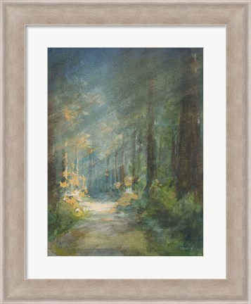 Framed Sun Soaked Redwoods Print