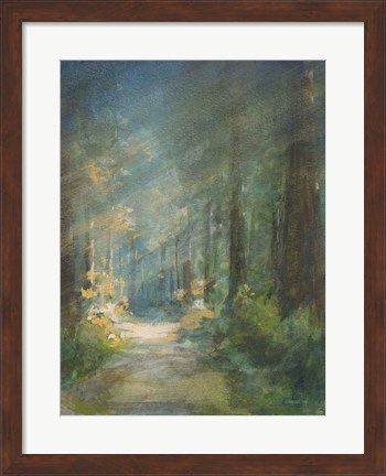 Framed Sun Soaked Redwoods Print