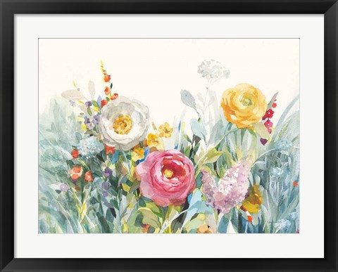 Framed Garden Fullness Print