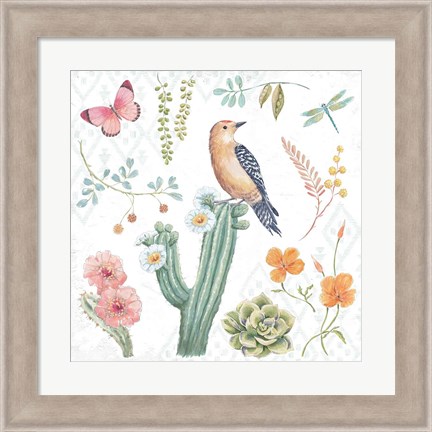 Framed Desert Beauties II Print