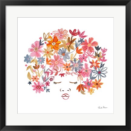 Framed Floral Beauties II Print