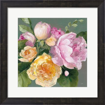 Framed June Bouquet Print