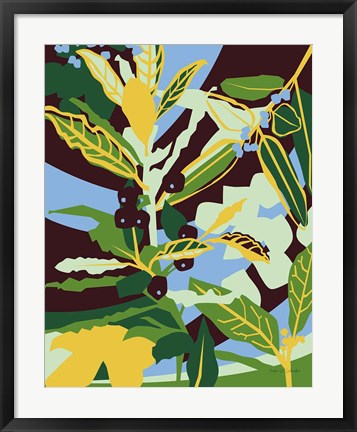 Framed Bay Leaf Print