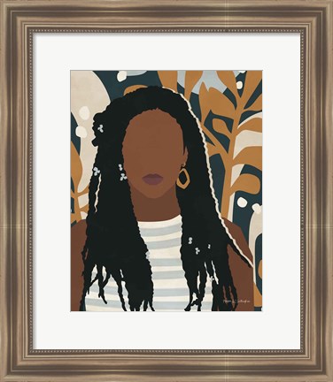 Framed Modern Woman I Print