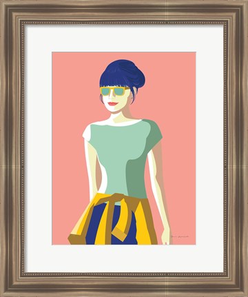 Framed Summer Girl IV Print