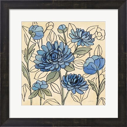 Framed Spring Lace Floral III Print