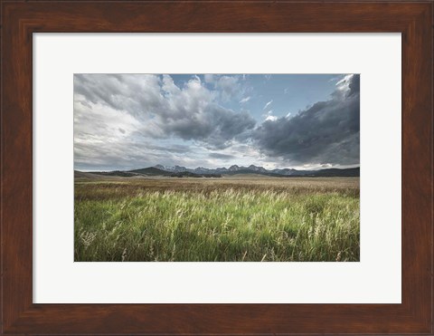 Framed Sawtooth Mountains Idaho Print