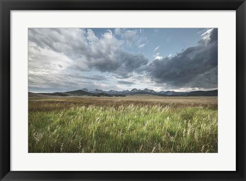 Framed Sawtooth Mountains Idaho Print