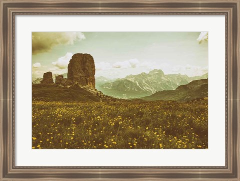 Framed Floral Fields Print