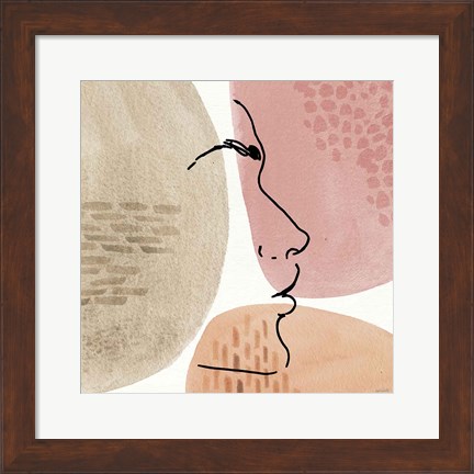 Framed Soft Figures VIII Print