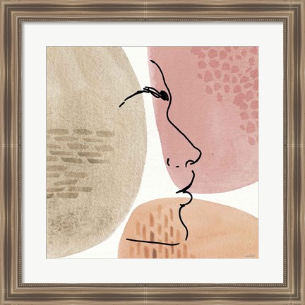 Framed Soft Figures VIII Print