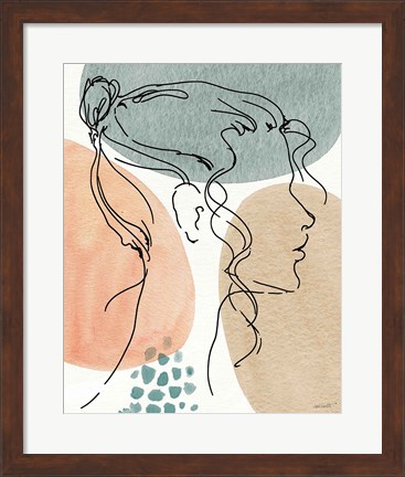 Framed Soft Figures VI Print