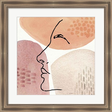 Framed Soft Figures IX Print