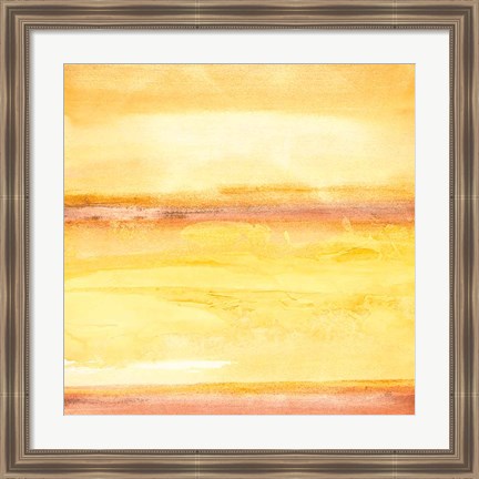 Framed Golden Sands III Print