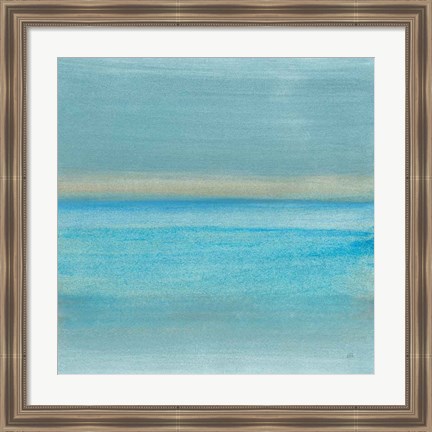 Framed Coastal Abstraction VI Print