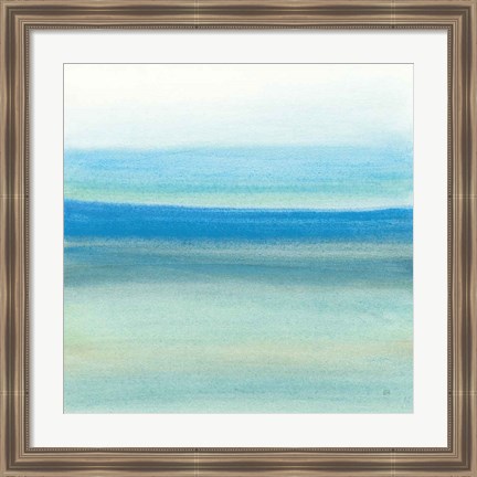 Framed Coastal Abstraction IV Print