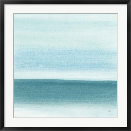 Framed Coastal Abstraction I Print