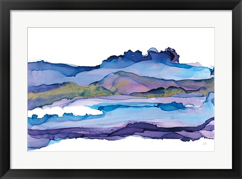 Framed Coastal Ink II Print