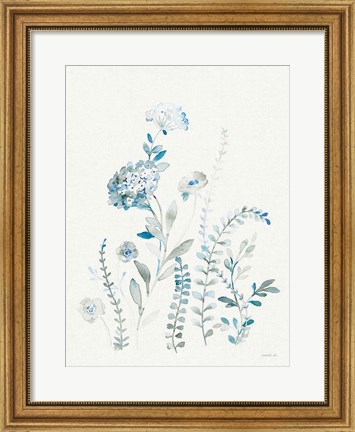 Framed Malmo Garden III Linen Print