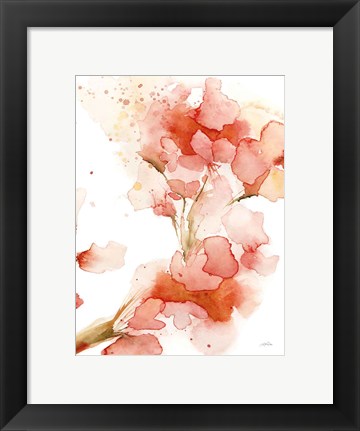 Framed Blossoms II Print