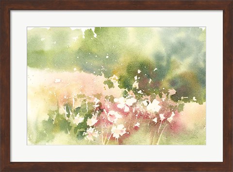 Framed Floral Field Print