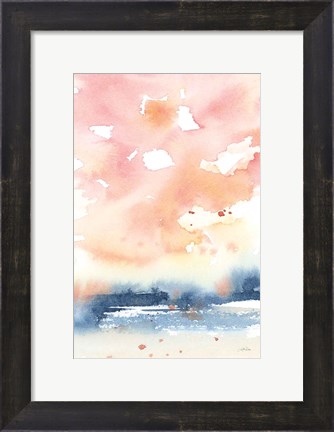 Framed Sunrise Seascape II Print
