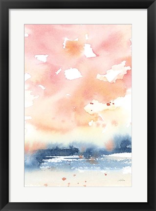 Framed Sunrise Seascape II Print