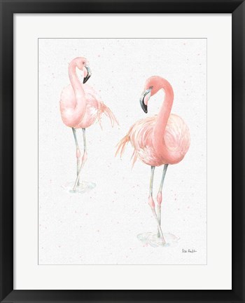 Framed Gracefully Pink XI Light Reversed Print