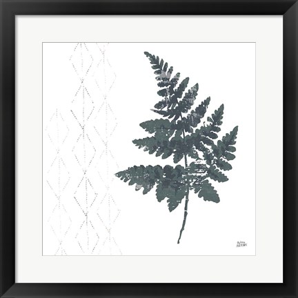 Framed Nordic Fern II Print