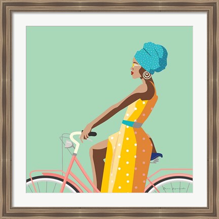 Framed Summer Girl II v2 Print