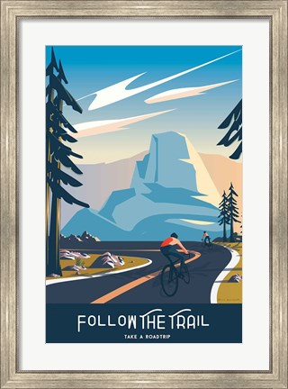 Framed Follow the Trail Print