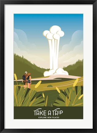 Framed Take a Trip Print