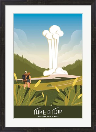 Framed Take a Trip Print