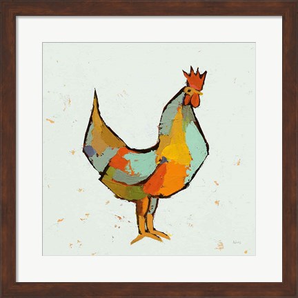 Framed Strutter on White Print