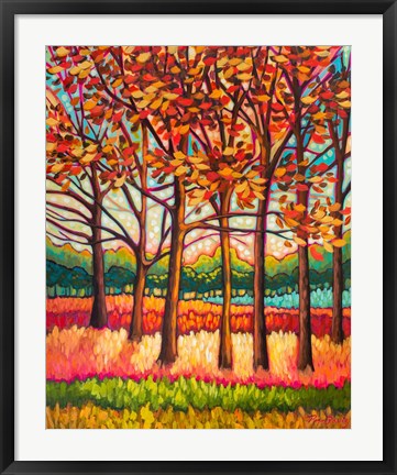 Framed Coral Forest Print