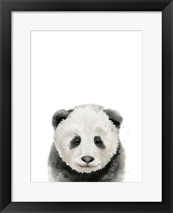 Framed Baby Panda Print