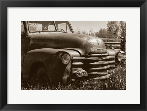 Framed Farm Truck Print