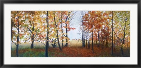 Framed Autumn Walk Print