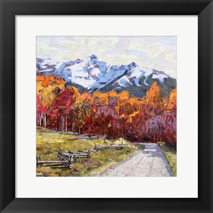 Framed Rocky Mountain Road Print