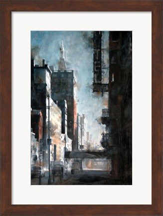 Framed West 23rd Street, Hotel Chelsea Print