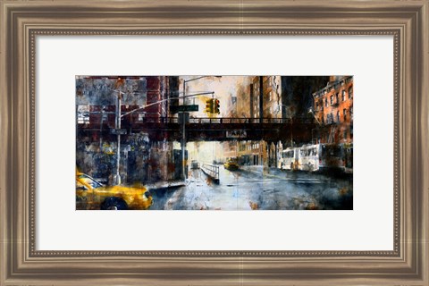 Framed PARK-West 23rd Street High Line Print