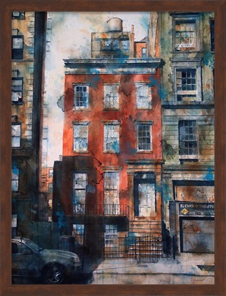 Framed Hold Out, 111 W. 13th Street Print