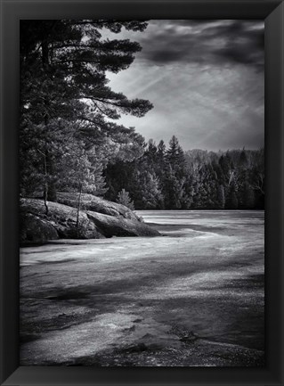 Framed Gullwing Lake No 4 Print