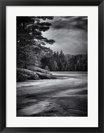 Framed Gullwing Lake No 4 Print