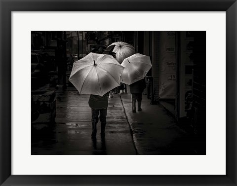 Framed It Was A Rainy Day No 13 Print